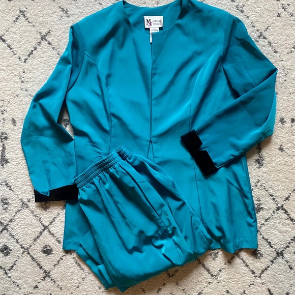 Maggie Sweet Pants - MAGGIE SWEET // Teal 2-Piece Pantsuit